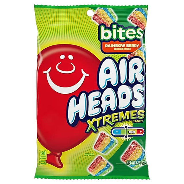 Airheads AHXBITES12 Candy, Rainbow Berry, 6 oz Bag, Pack of 12