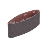 Norton Metalite 07660702246 Cloth Portable Sanding Belt, 3 in W, 18 in L, 50 Grit, Coarse, Aluminum Oxide Abrasive