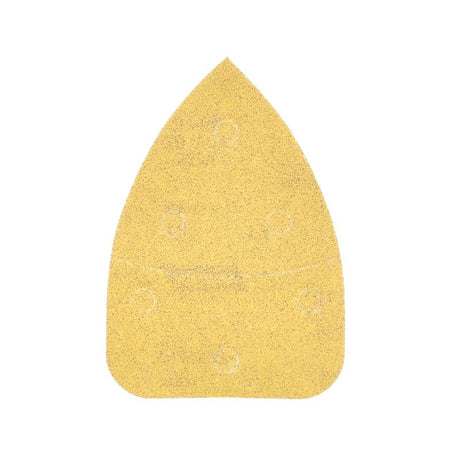 Norton 07660702707 Iron Shape Vacuum Sheet, 3-3/4 in W, 5-7/16 in L, P80 Grit, Coarse, Aluminum Oxide Abrasive