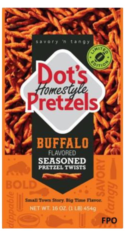 Dot's Homestyle Pretzels 50089 Pretzel Twist Snack, 16 oz Bag, Pack of 10