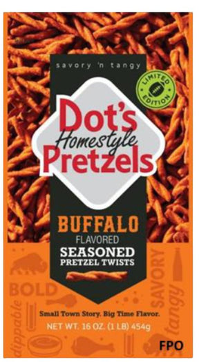 Dot's Homestyle Pretzels 50089 Pretzel Twist Snack, 16 oz Bag, Pack of 10