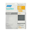 Norton Black Ice 07660748054 Sandpaper, 9 in W, 11 in L, 1200 Grit, Ultra Fine, Silicon Carbide Abrasive, Paper Backing