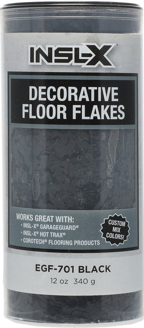 Insl-X EGF701099EA Floor Flake, Black, Pack of 6