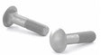 Reliable CBHDG128CT Carriage Bolt, 1/2-13 Thread, Coarse Thread, 6 in L Thread, 8 in OAL, Galvanized Steel, 10/BX