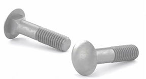 Reliable CBHDG128CT Carriage Bolt, 1/2-13 Thread, Coarse Thread, 6 in L Thread, 8 in OAL, Galvanized Steel, 10/BX