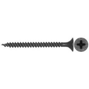 Reliable RzR Series DS6114J Screw, 1-1/4 in L, Fine, Full Thread, Flat Head, Phillips Drive, Type S Point, Steel, 500 BX