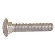 Reliable CBHDG127CT Carriage Bolt, 1/2-13 Thread, Coarse Thread, 7 in OAL, Galvanized Steel, A Grade