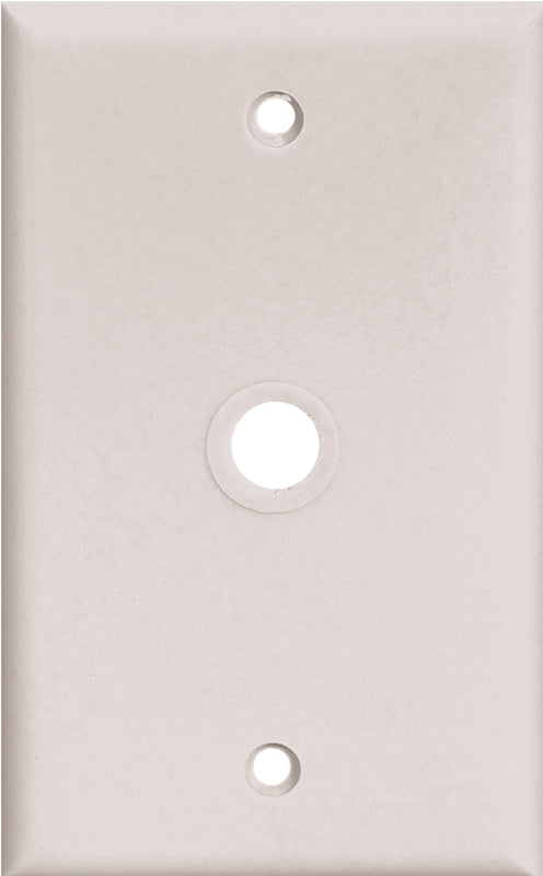 Eaton Wiring Devices PJ11W Wallplate, 4.87 in L, 3.12 in W, 1-Gang, 1-Port, Polycarbonate, White, High-Gloss