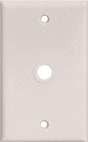 Eaton Wiring Devices PJ11W Wallplate, 4.87 in L, 3.12 in W, 1-Gang, 1-Port, Polycarbonate, White, High-Gloss