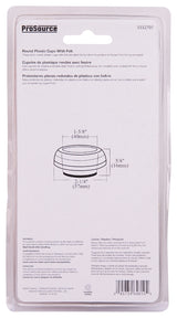 ProSource FE-50820-PS Caster Furniture Glide, Plastic, Clear, Clear, 2-1/4 x 2-1/4 x 5/8 in Dimensions