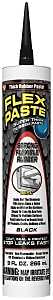 Flex Paste PFSBLKR10 Rubberized Adhesive, Black, 9 oz, Cartridge