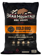 Bear Mountain Craft Blends Series FK91 Bold BBQ Pellet, 20 in L, Hardwood, 20 lb Bag