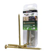 PWR DRIVE FTC17GO5166MR General Construction Structural Screw, 5/16 in Thread, 6 in L, Coarse Thread, Star Drive, Steel