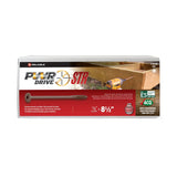 PWR DRIVE FTC17BR38812L Deck Screw, 3/8 in Thread, 8-1/2 in L, Coarse Thread, Flat with Nibs Head, Star Drive, Steel