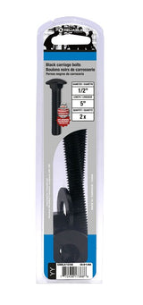 Reliable CBBLK125B Carriage Bolt, 1/2-13 Thread, Coarse, Full Thread, 5 in OAL, Steel, Rustproof, A Grade