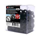 Reliable FHNCBLK38VP Hex Nut, Coarse Thread, 3/8-16 Thread, Steel, ACQ Black Epoxy, 2 Grade