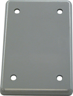 Cantex Rectangle PVC 1 gang 4-3/4 in. H X 3 in. W Box Cover