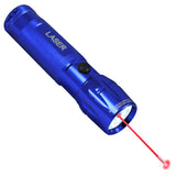 Blazing LEDz 8 LED 48 lm Assorted LED Flashlight w/Laser Pointer AAA Battery, Pack of 16