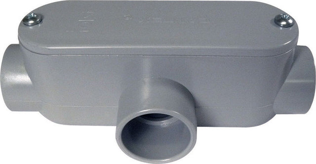 Cantex 1 in. D PVC Conduit Body For PVC 1 pk