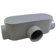 Cantex 1-1/4 in. D PVC Conduit Body For PVC 1 pk