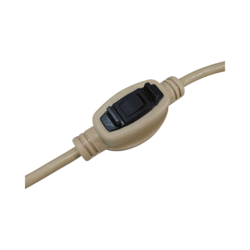 Ace Indoor 12 ft. L Beige Triple Outlet Cord 16/3 SJT