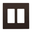 Eaton Wiring Devices PJS262BK-F-L Wallplate, 4-7/8 in L, 4.94 in W, 2-Gang, Polycarbonate, Black, Pack of 5