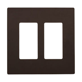 Eaton Wiring Devices PJS262BK-F-L Wallplate, 4-7/8 in L, 4.94 in W, 2-Gang, Polycarbonate, Black, Pack of 5