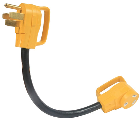 Camco USA 55173 Dogbone Adapter, 30 A Female, 50 A Male, 125 V, Male, Female