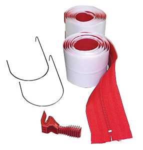 Zipwall HDAZ2 Zipper, Heavy-Duty, 7 ft L, 3 in W, Fabric