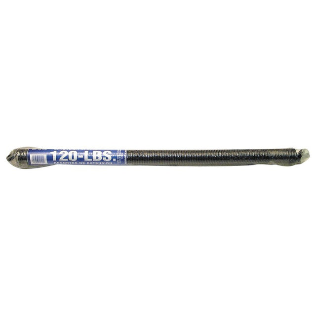 Prime-Line GD 12192 Extension Spring, 1-19/64 in OD, 25 in OAL, Carbon Steel, Galvanized, Loop End, 120 lb