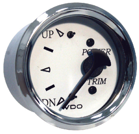 Seachoice 15631 Gauge, Chrome Bezel / White Face, Trim (Honda)