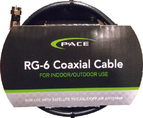 Pace 135050 RG-6 Coaxial Cable, 50'