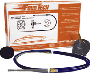 Uflex FOURTECH16 Fourtech Rotary Steering System, 16', Blue Cable