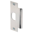 Defender Security U 9483 Strike Plate, 4-7/8 in L, 1-1/4 in W, Stainless Steel, Brushed