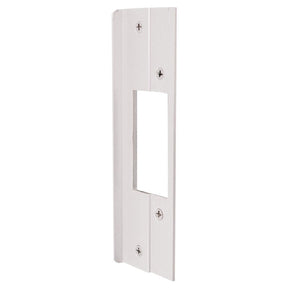 Defender Security U 9481 Strike Plate Protector, Aluminum, Silver, 6 in H, 13/16 in W