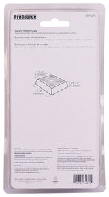 ProSource FE-S710-PS Caster Furniture Glide, Rubber, Brown, Brown, 2 X 2 x 15/32 in Dimensions