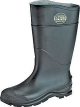 Servus 18822-10 Non-Insulated Knee Boots, 10, Black, PVC Upper, Insulated: No