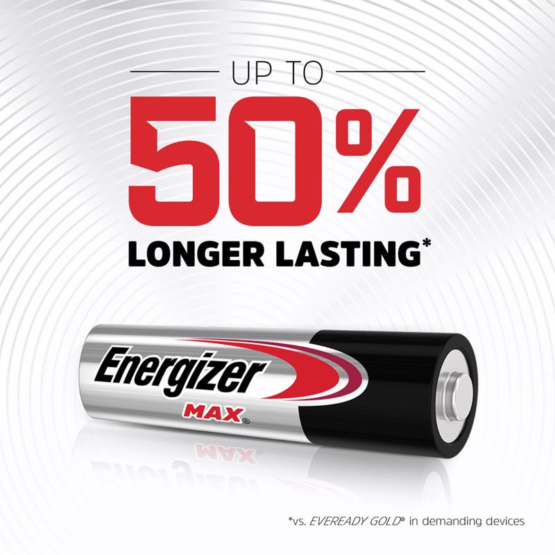 Energizer Max AA Alkaline Batteries 16 pk Carded