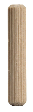 Waddell 875F DP Fluted Dowel Pin, 5/16 in Dia, Pack of 10