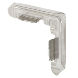 Make-2-Fit PL 14282 Miter Cut Screen Frame Corner, Aluminum, Mill, For: PL14059, PL14062 and PL14061 Frames