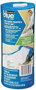 ScotchBlue PTD2093EL-48 Painter's Tape, 0.35 mil Thick, 30 yd L, 48 in W, Crepe Paper Backing, Blue