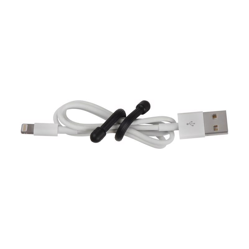 Nite Ize Gear Tie 3 in. L Black Twist Ties 4 pk