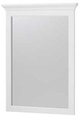 Craft + Main Hollis Series HOWM2432 Framed Mirror, 32 in L, 24 in W, White Frame, Hanging Installation