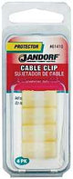 Jandorf 61410 Cable Clip, Clamping Range: 1/8 in, Nylon, Natural