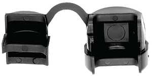 Jandorf 61417 Cord Protector, For: 14/2, 14/3, 12/2 and 12/3 ga Wires, Nylon, Black