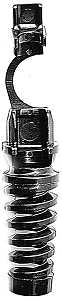 Jandorf 61418 Cord Protector Spring, For: 14/2, 16/2 and 16/3 ga Wires, Nylon, Black