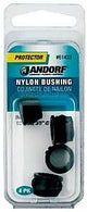 Jandorf 61433 Conduit Bushing, Nylon, Black, 3/8 in Dia Panel Hole, 0.45 in Thick Panel