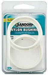 Jandorf 61437 Conduit Bushing, Nylon, White, 1-5/8 in Dia Panel Hole, 0.453 in Thick Panel
