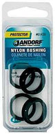 Jandorf 61439 Conduit Bushing, 0.63 in ID, 0.83 in OD, Nylon, Black, 5/8 in Dia Panel Hole, 0.406 in Thick Panel