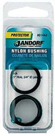 Jandorf 61444 Conduit Bushing, Nylon, Black, 3/4 in Dia Panel Hole, 1/4 in Thick Panel